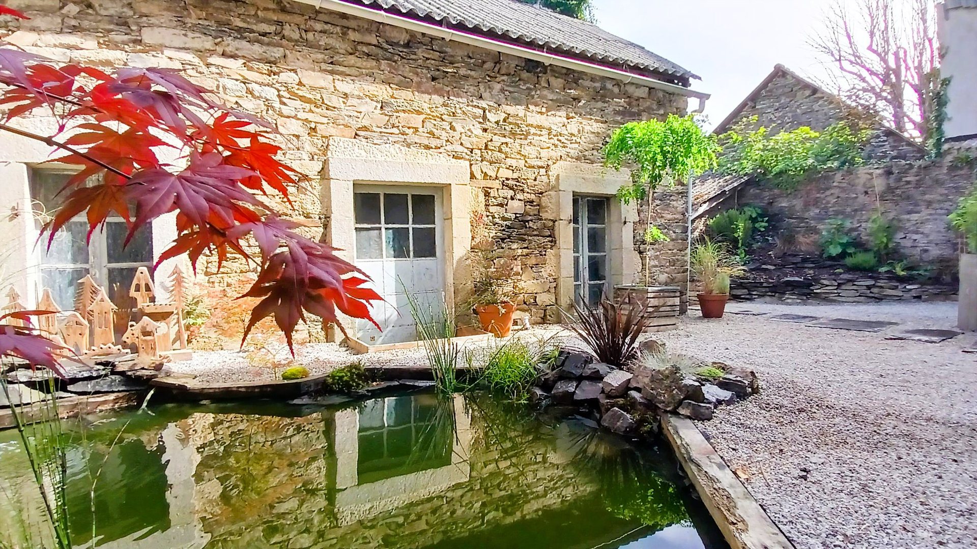 Cour intérieure de La Maison Brevan